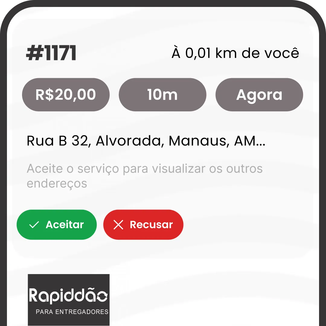 RAPIDDÃO – PARA ENTREGADORES | Indus Appstore | Screenshot