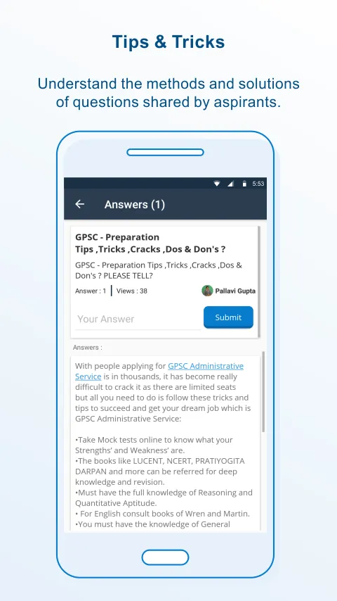 GPSC Online Test Prep Guide | Indus Appstore | Screenshot