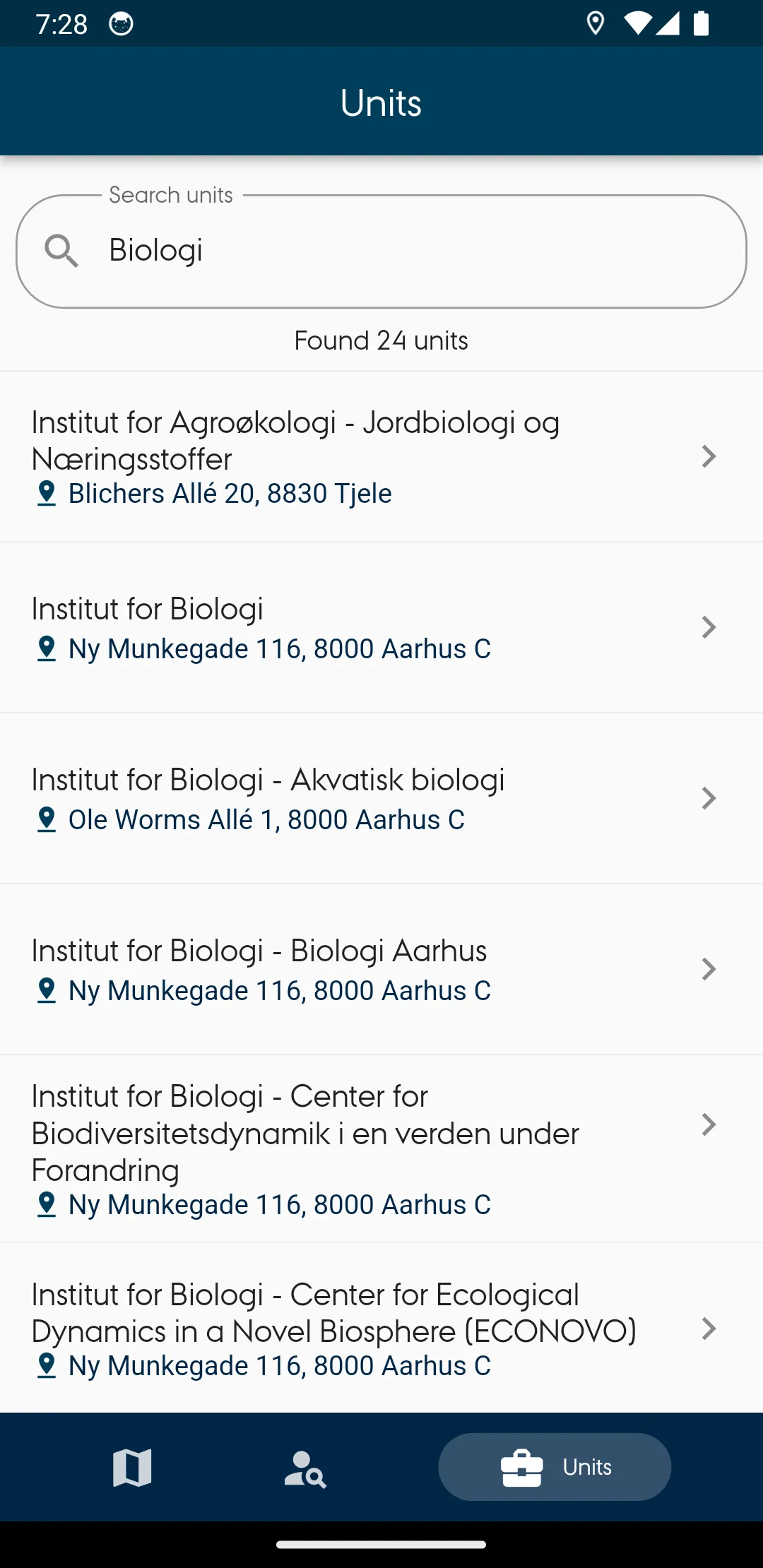 AU Find | Indus Appstore | Screenshot