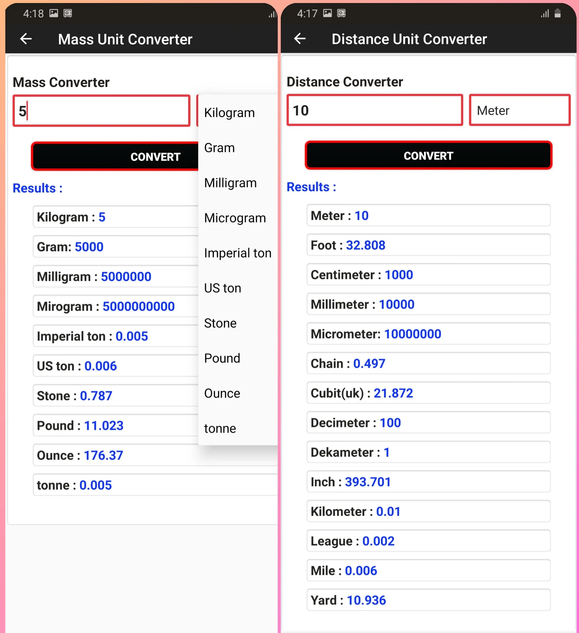 Construction Calculator (Concr | Indus Appstore | Screenshot