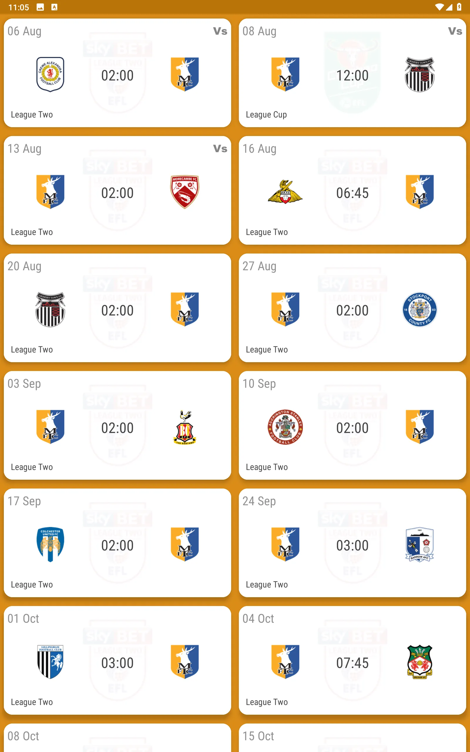 Mansfield Town Fan App | Indus Appstore | Screenshot