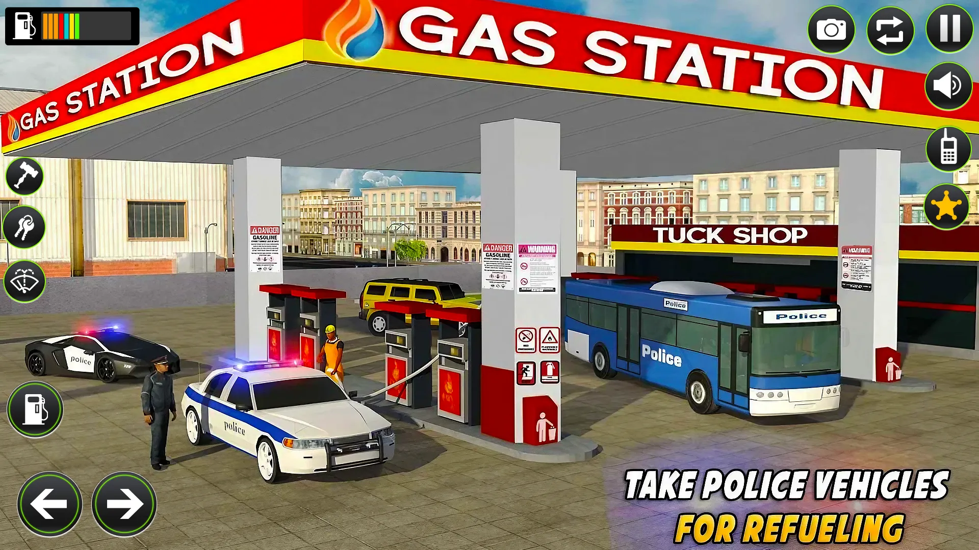 Gas Station Police Car Parking | Indus Appstore | Screenshot