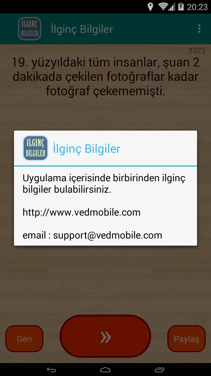 İlginç Bilgiler | Indus Appstore | Screenshot