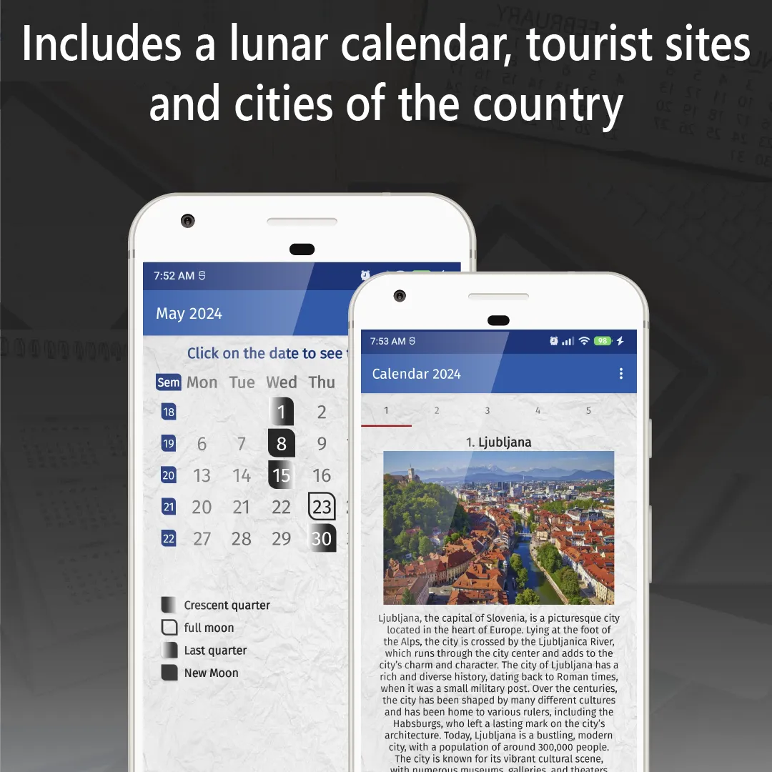 slovenia calendar 2024 | Indus Appstore | Screenshot