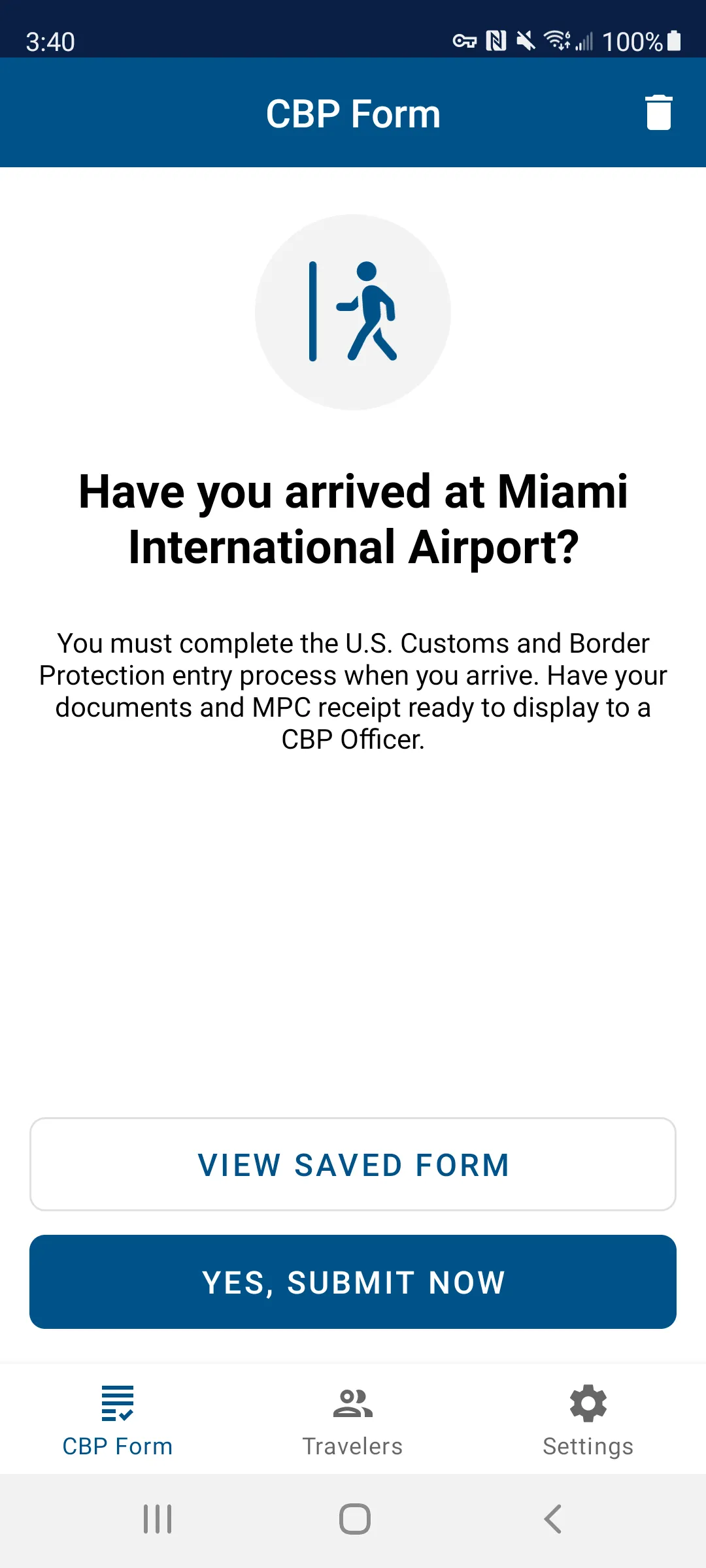 Mobile Passport Control | Indus Appstore | Screenshot