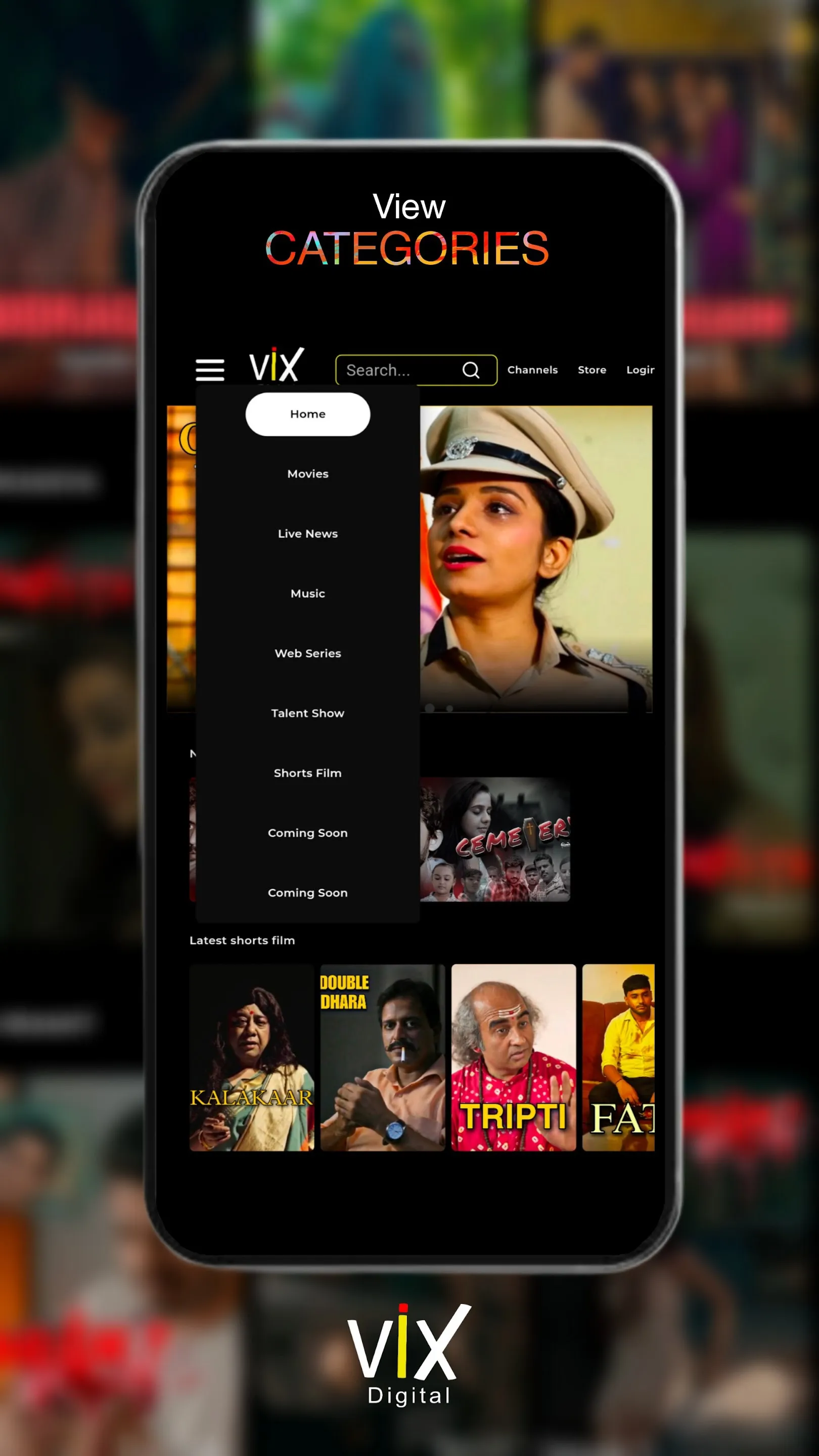 Vix Digital Ott | Indus Appstore | Screenshot