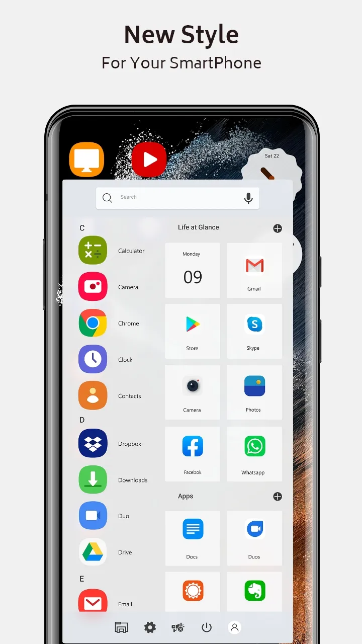 Galaxy S22 Theme for launcher | Indus Appstore | Screenshot