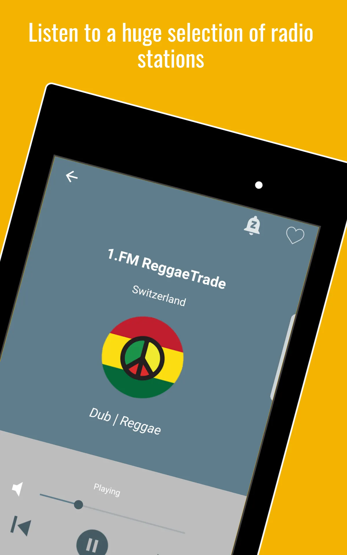 Radio Reggae Worldwide | Indus Appstore | Screenshot