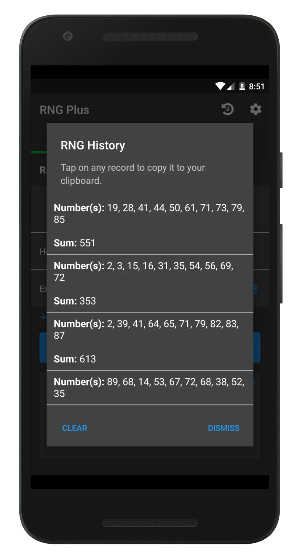 Random Number Generator Plus | Indus Appstore | Screenshot