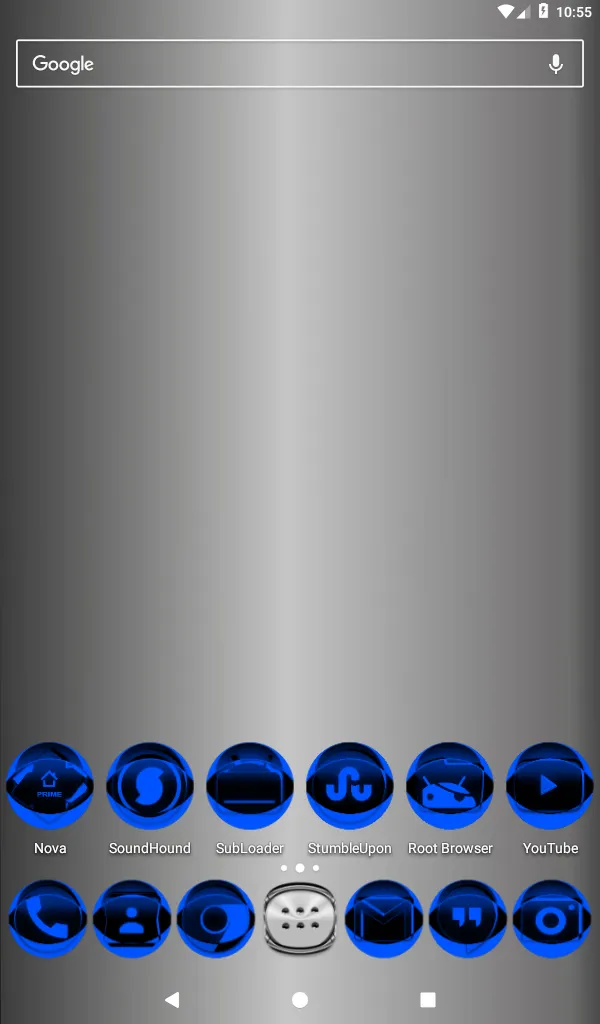 Blue Icon Pack Style 2 | Indus Appstore | Screenshot