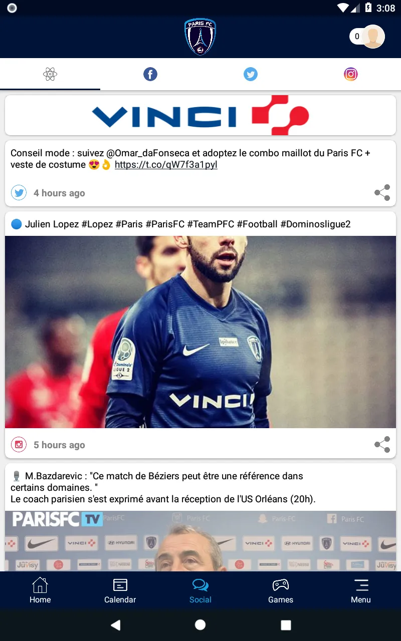 Paris FC | Indus Appstore | Screenshot