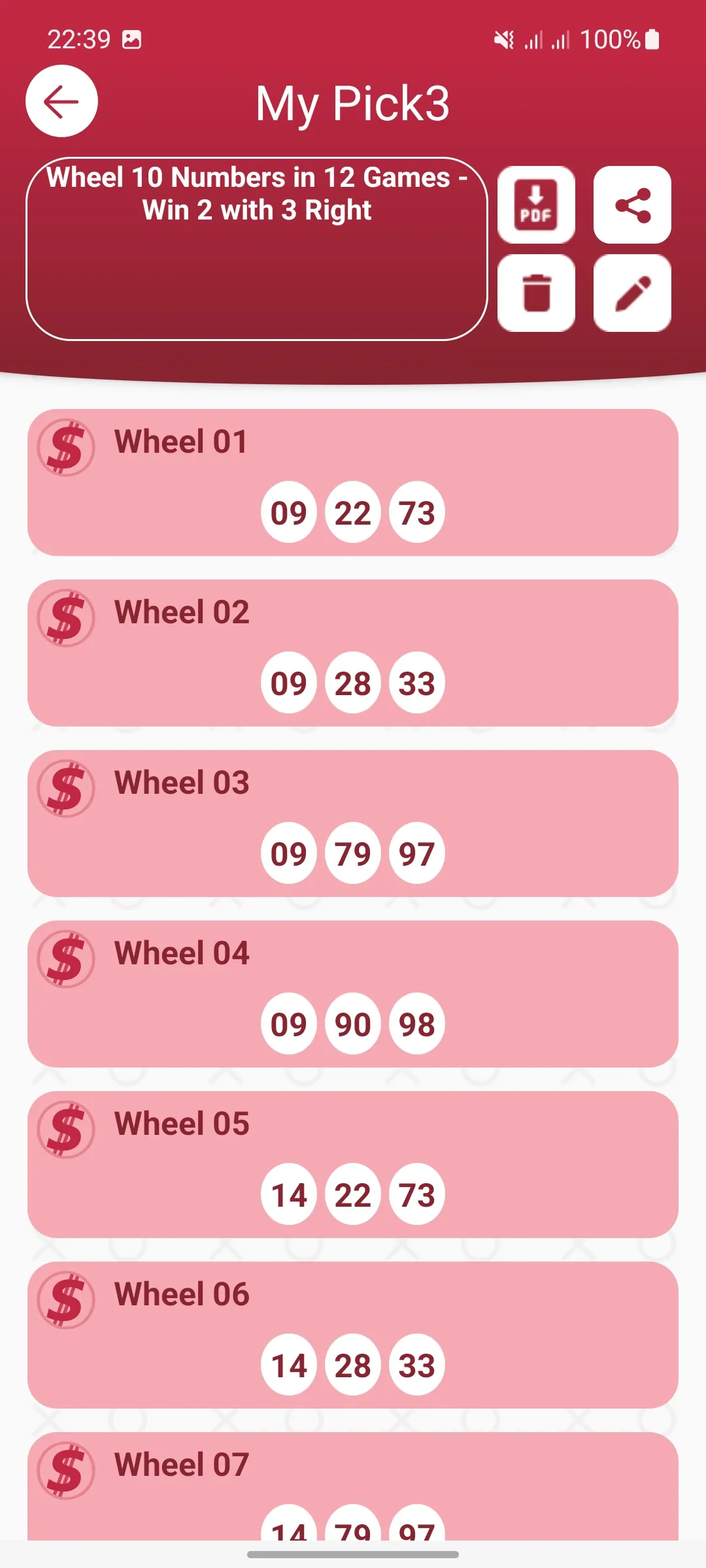 Lottery Wheeling | Indus Appstore | Screenshot