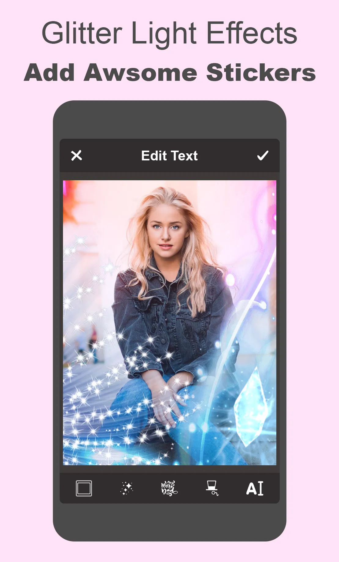 Magic Glitter Effects Editor | Indus Appstore | Screenshot