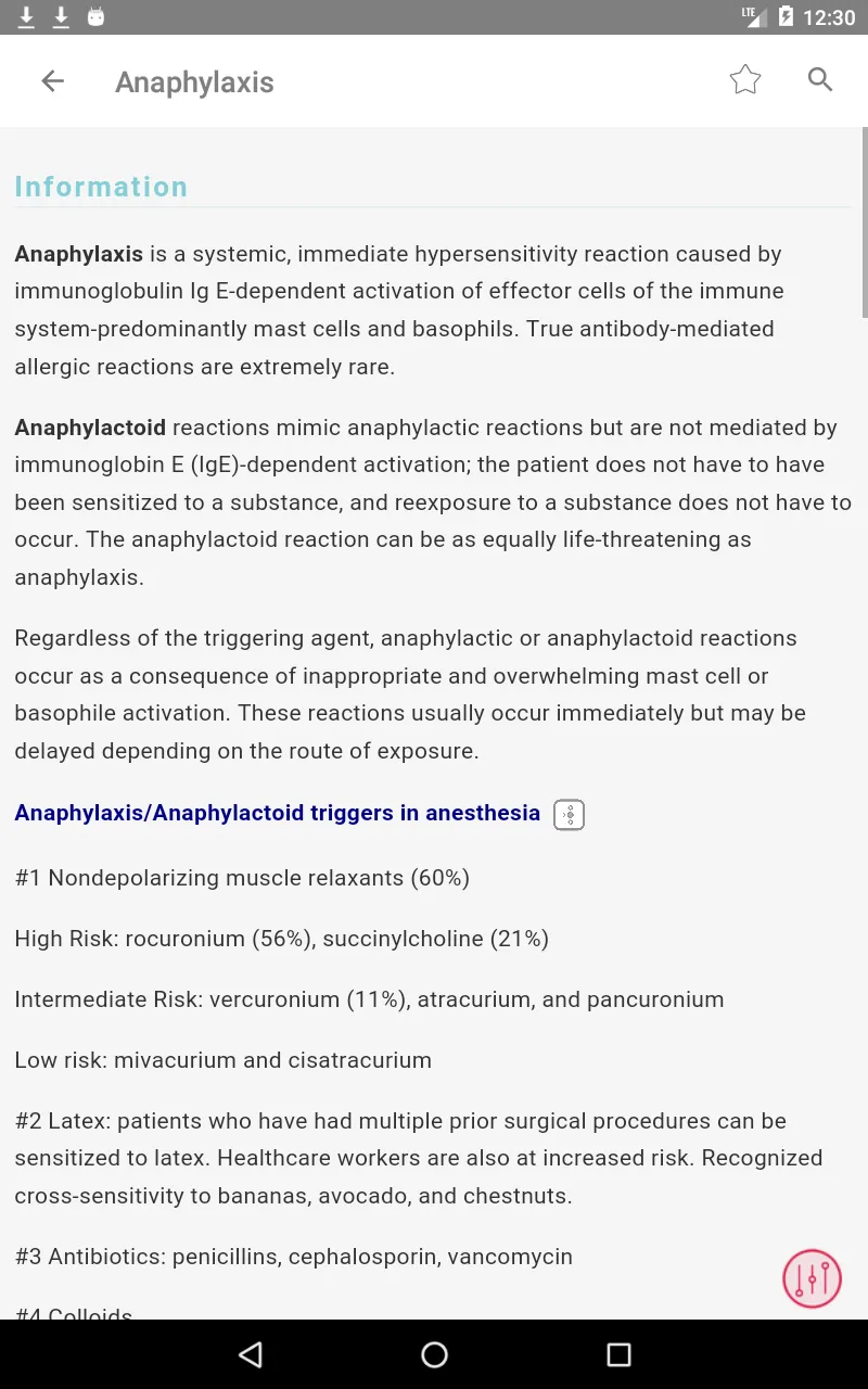 Nurse Anesthesia Pocket Guide | Indus Appstore | Screenshot