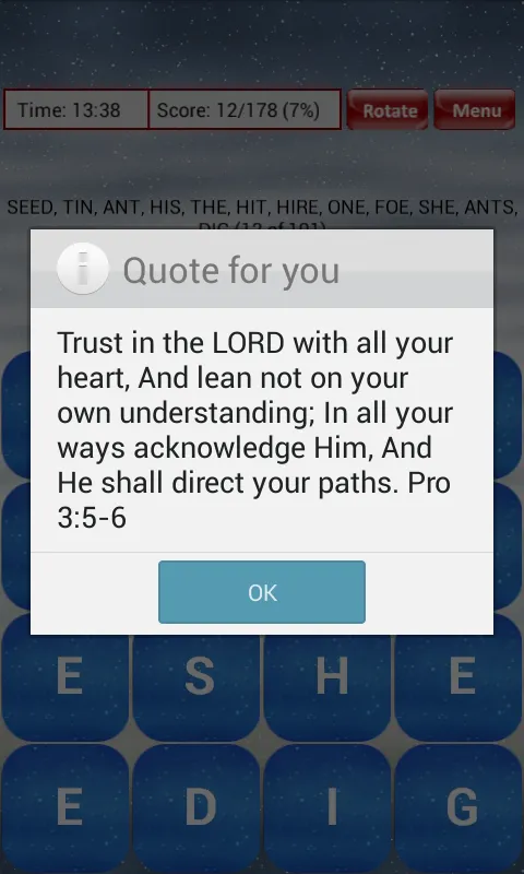 Bible Word Scramble | Indus Appstore | Screenshot