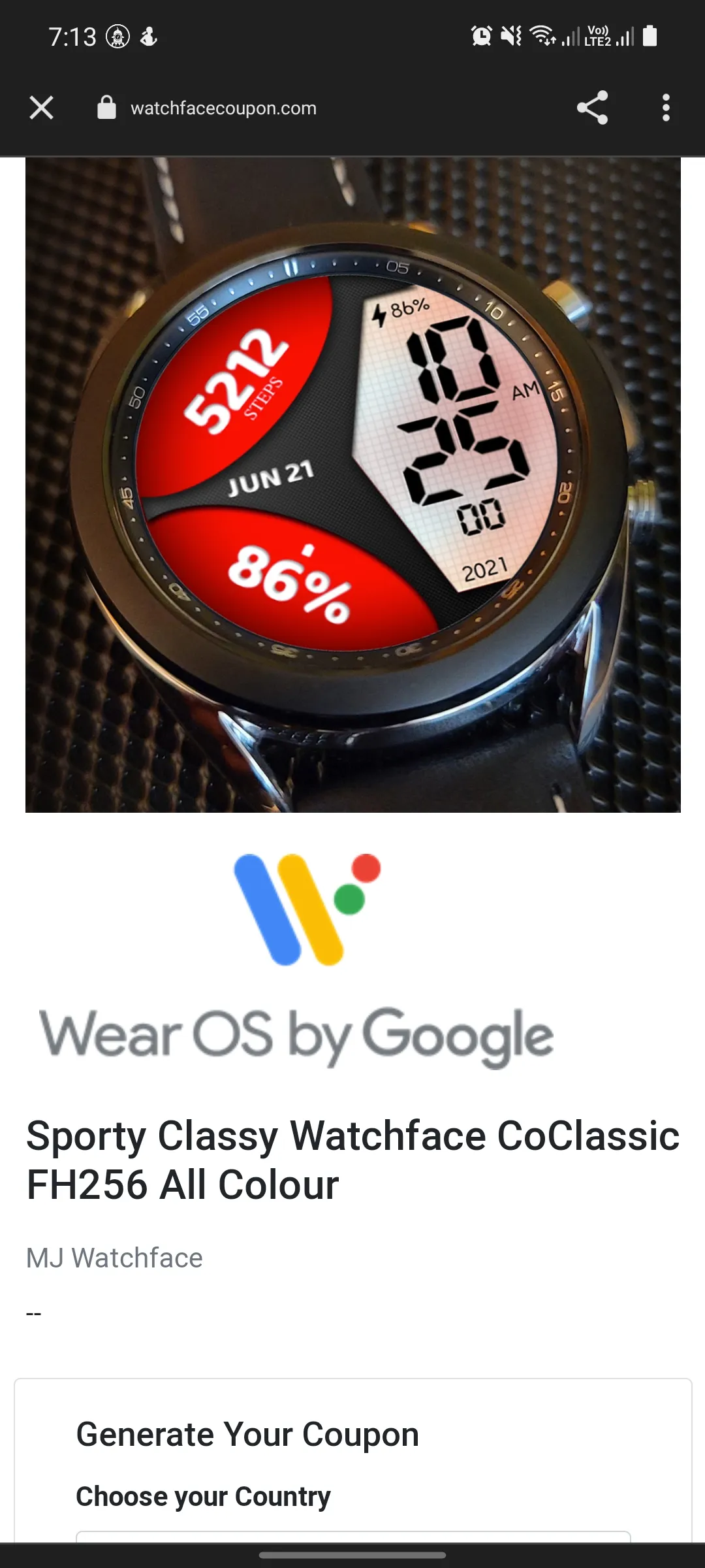 Watch Face Coupon Store | Indus Appstore | Screenshot