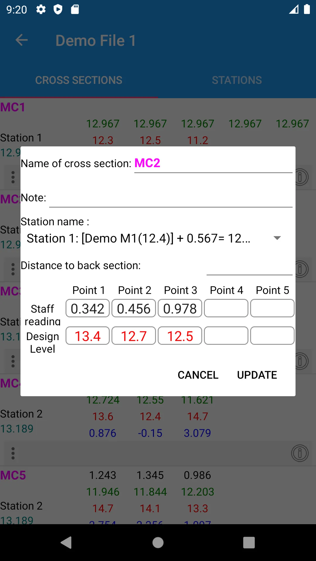 Geodetic Level Survey Pro | Indus Appstore | Screenshot