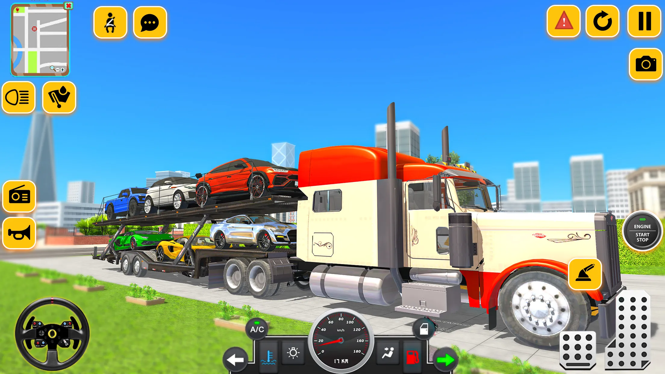 Trailer Truck Car Transporter | Indus Appstore | Screenshot