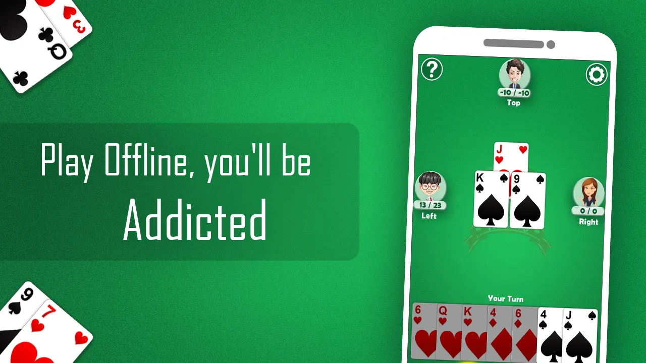 Hearts card game classic games | Indus Appstore | Screenshot