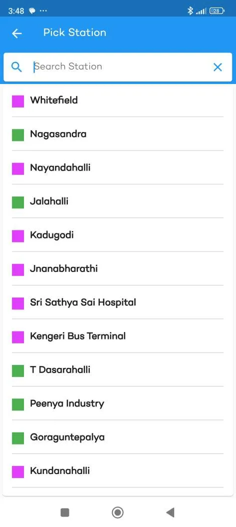 Bangalore Metro Route Map Fare | Indus Appstore | Screenshot