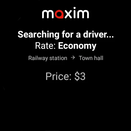 maxim — order a taxi & food | Indus Appstore | Screenshot