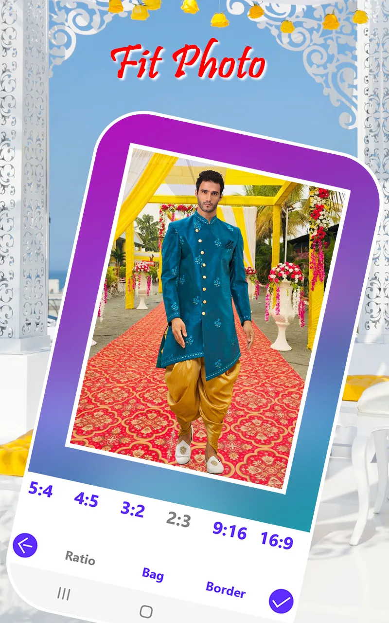 Men sherwani photo suit editor | Indus Appstore | Screenshot