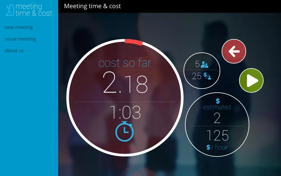 Meeting Time & Cost | Indus Appstore | Screenshot