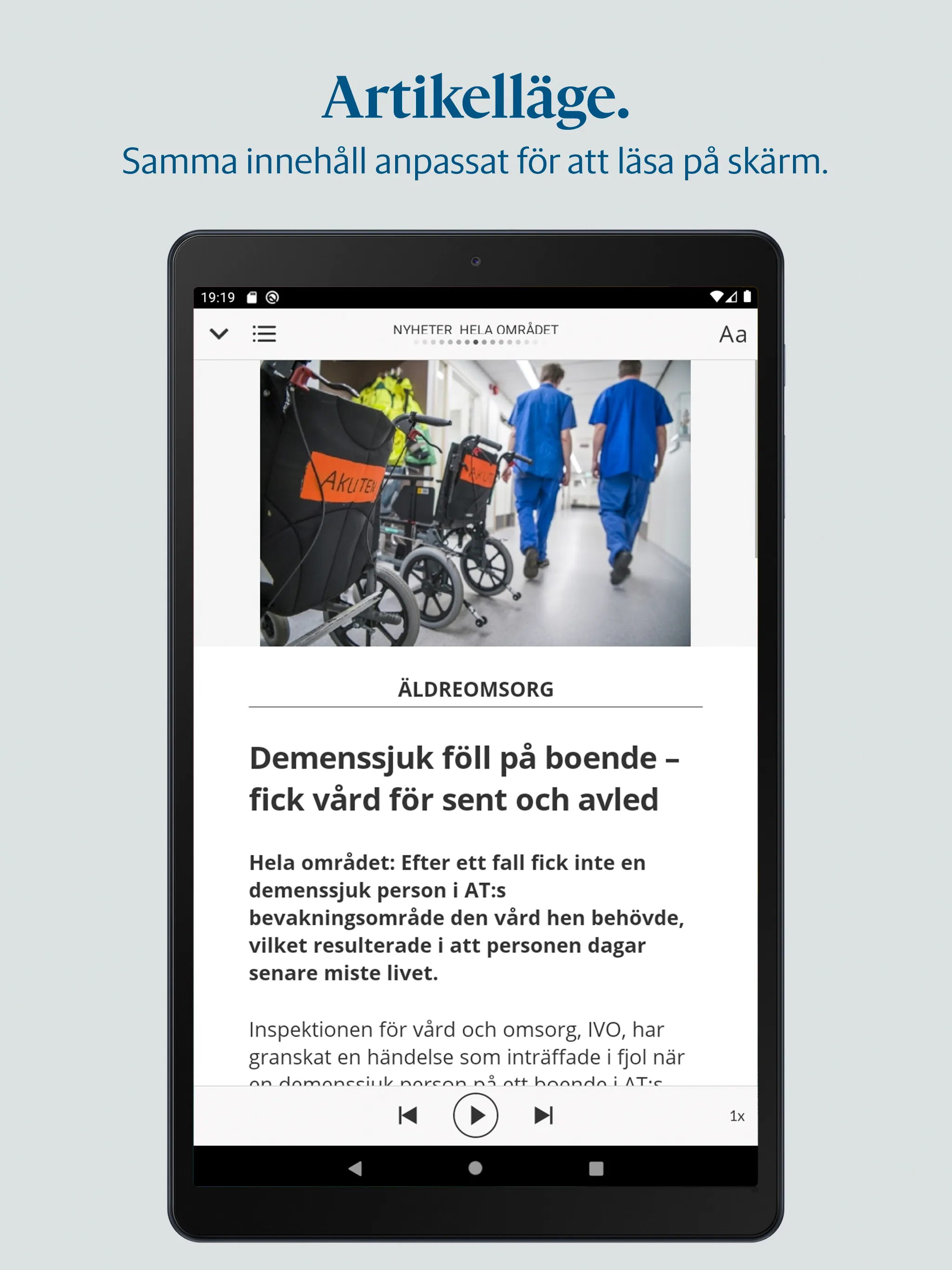 Alingsås Tidning e-tidning | Indus Appstore | Screenshot