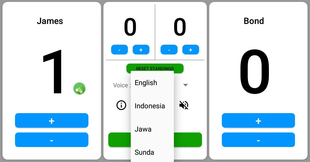 Scoreboard Simple With Voice | Indus Appstore | Screenshot