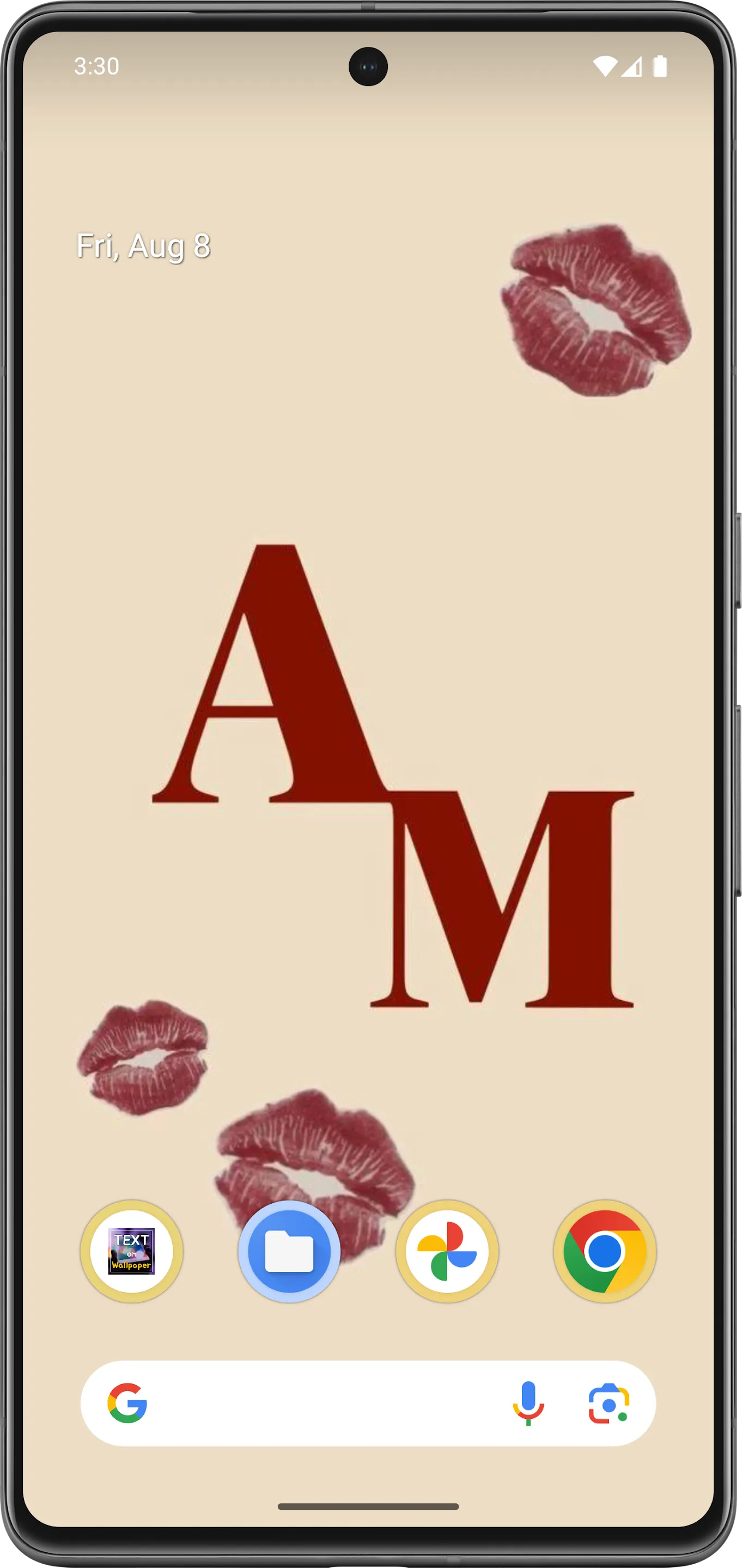 Text on Live Wallpaper | Indus Appstore | Screenshot