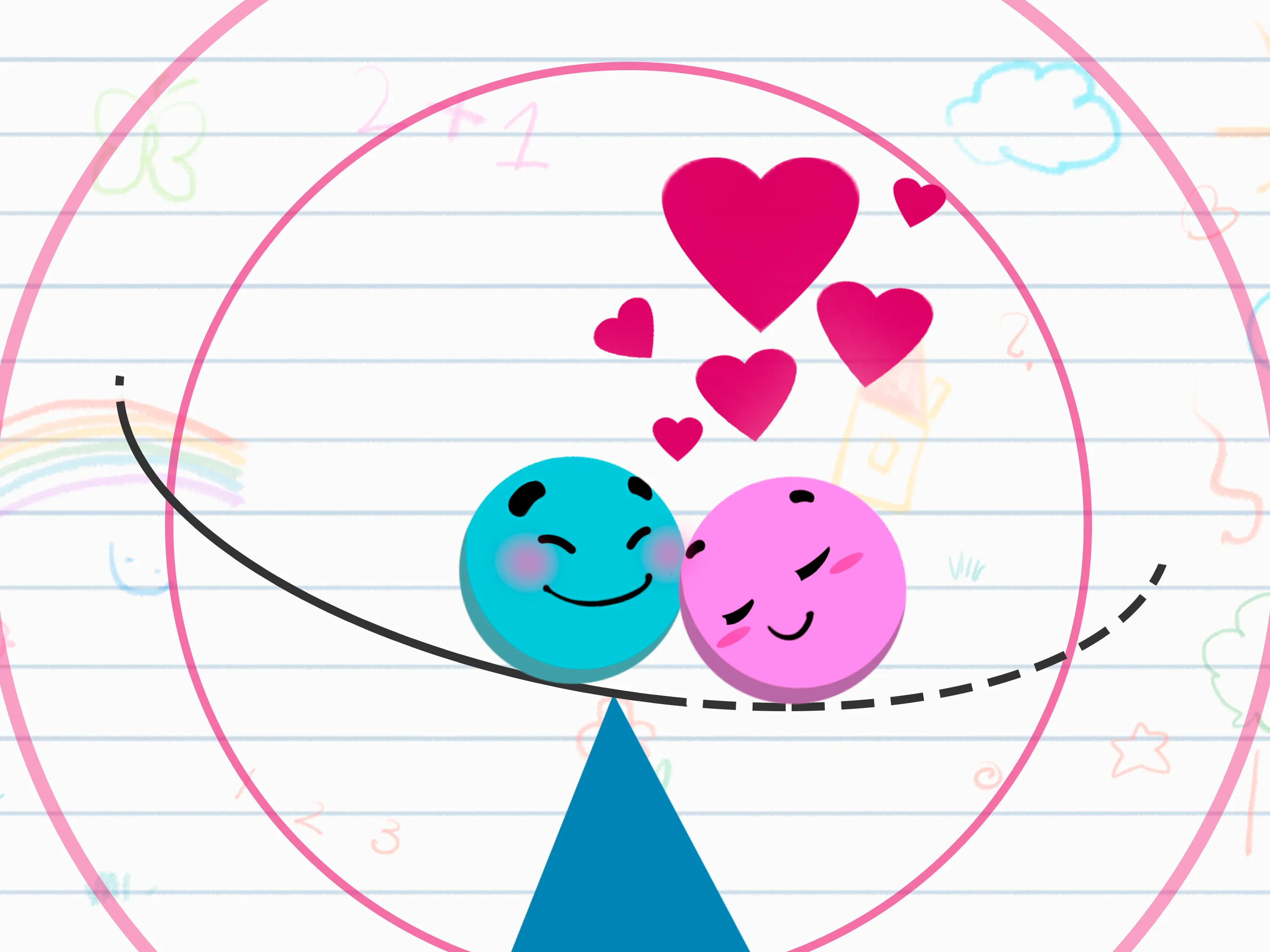 Happy Balls: Drawing lines | Indus Appstore | Screenshot