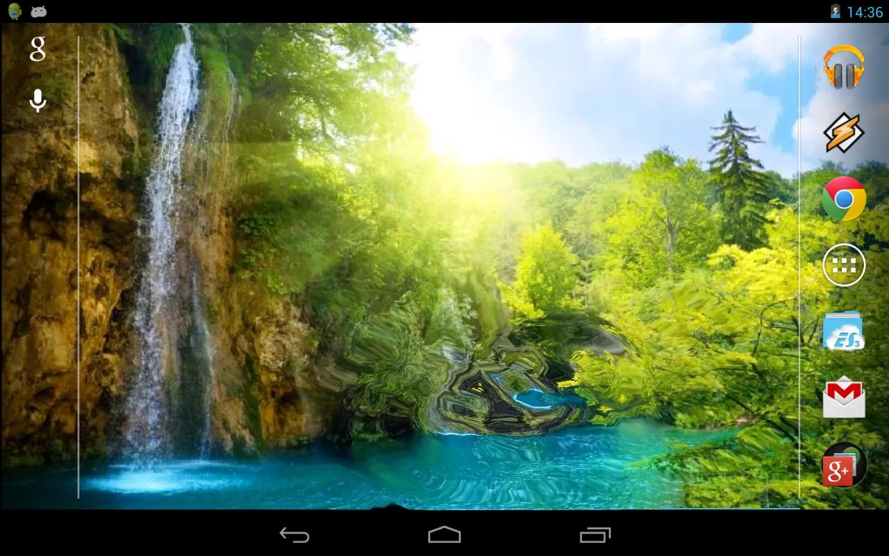 Waterfalls 3D Theme | Indus Appstore | Screenshot