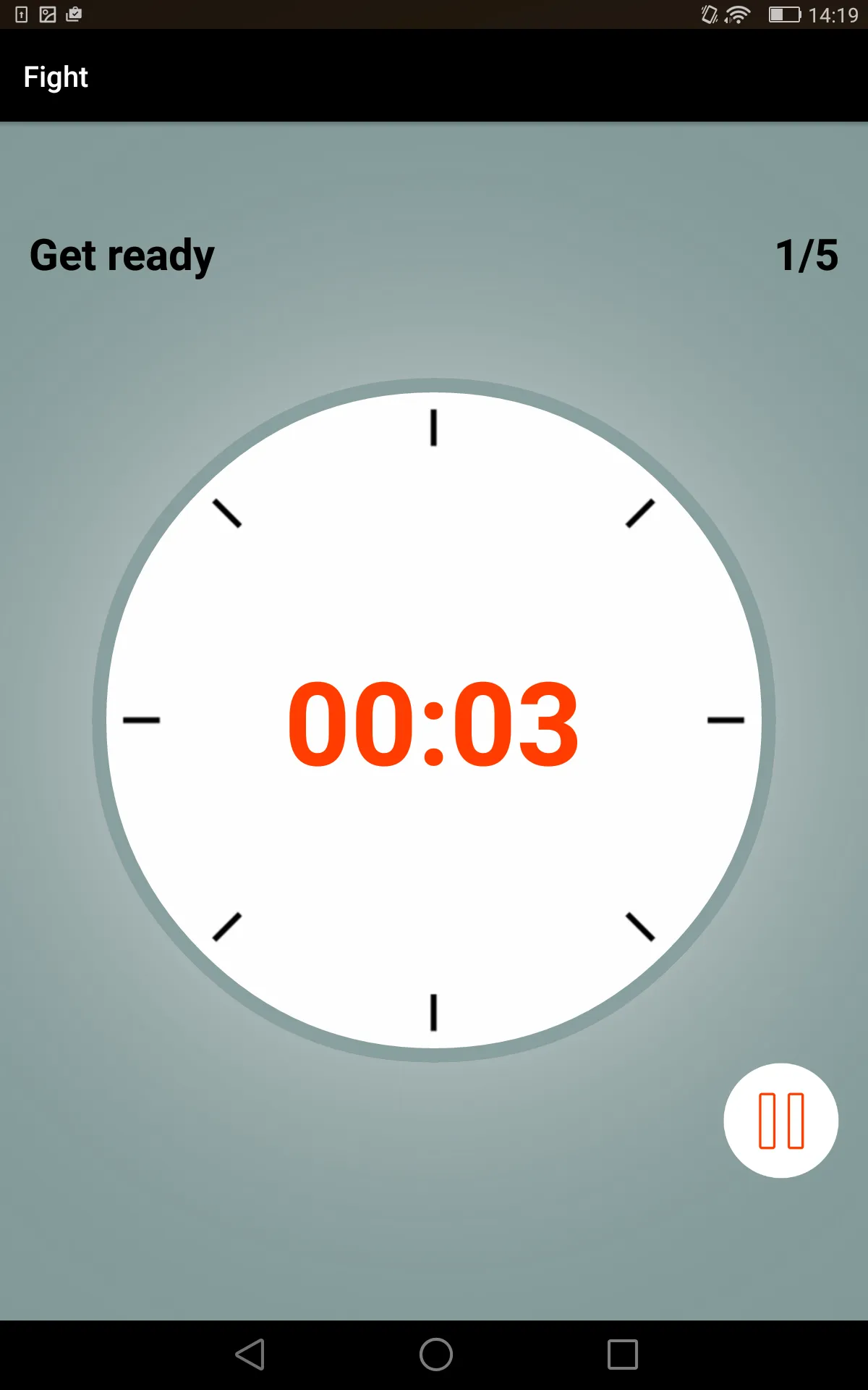 Boxing Round Interval Timer | Indus Appstore | Screenshot