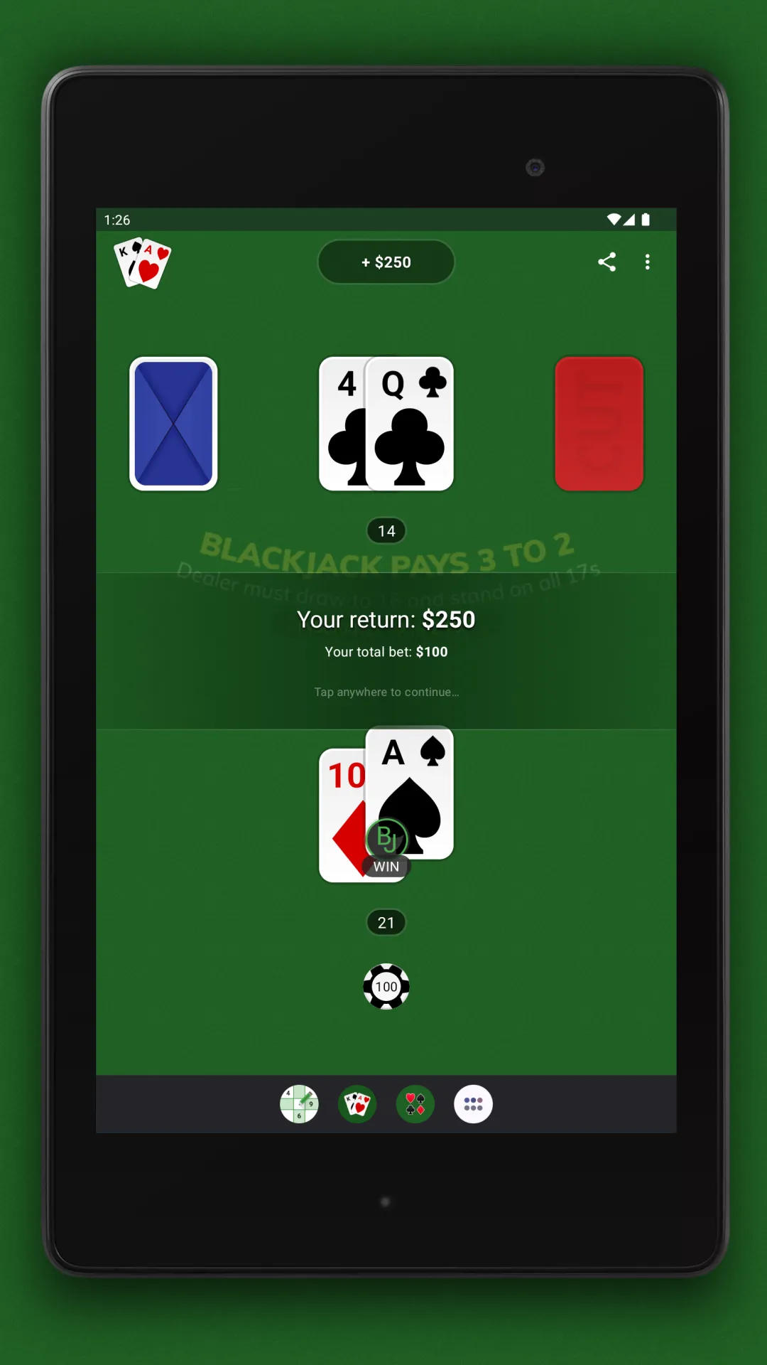 Blackjack | Indus Appstore | Screenshot