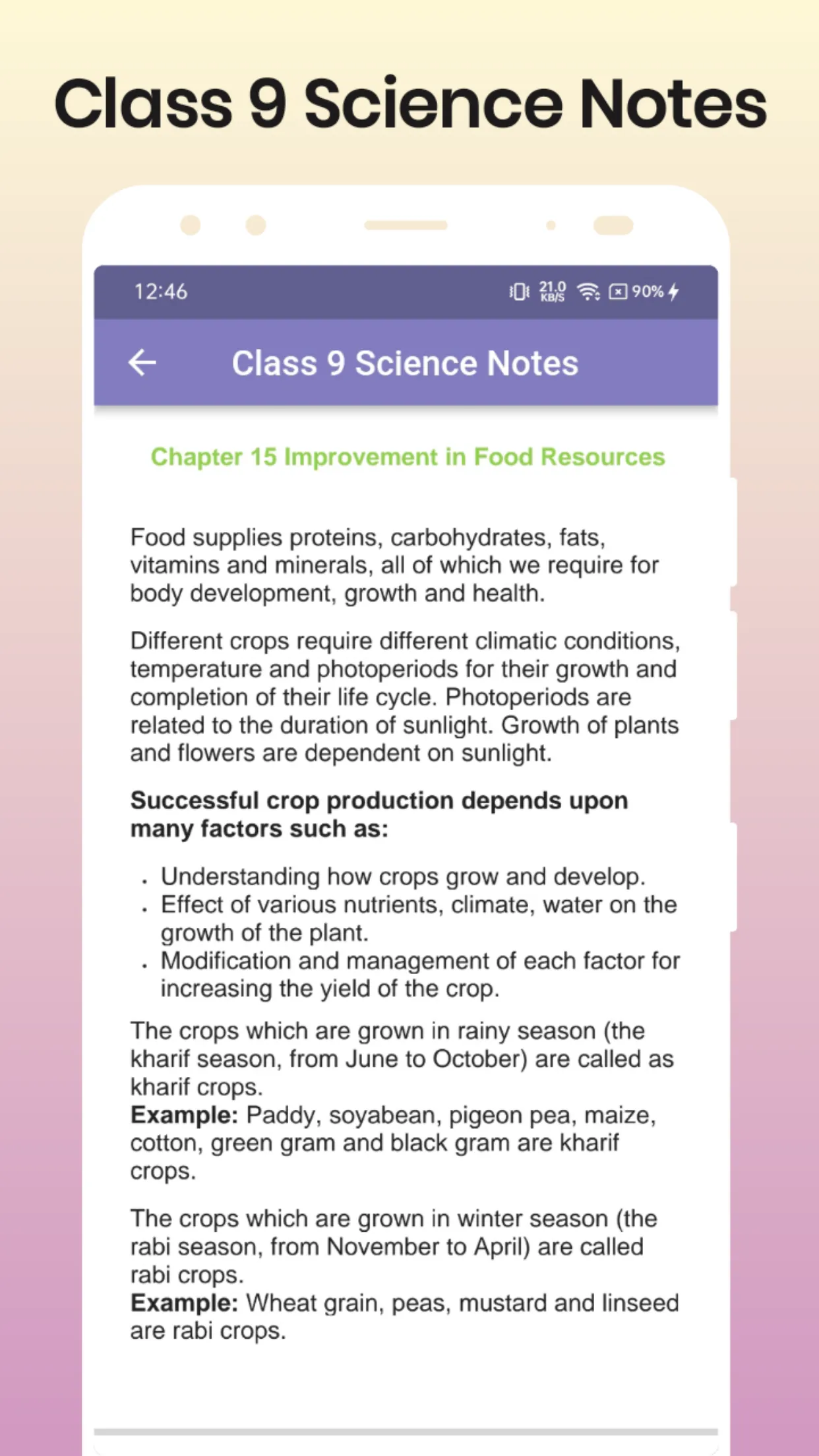 Class 9 Science Notes | Indus Appstore | Screenshot