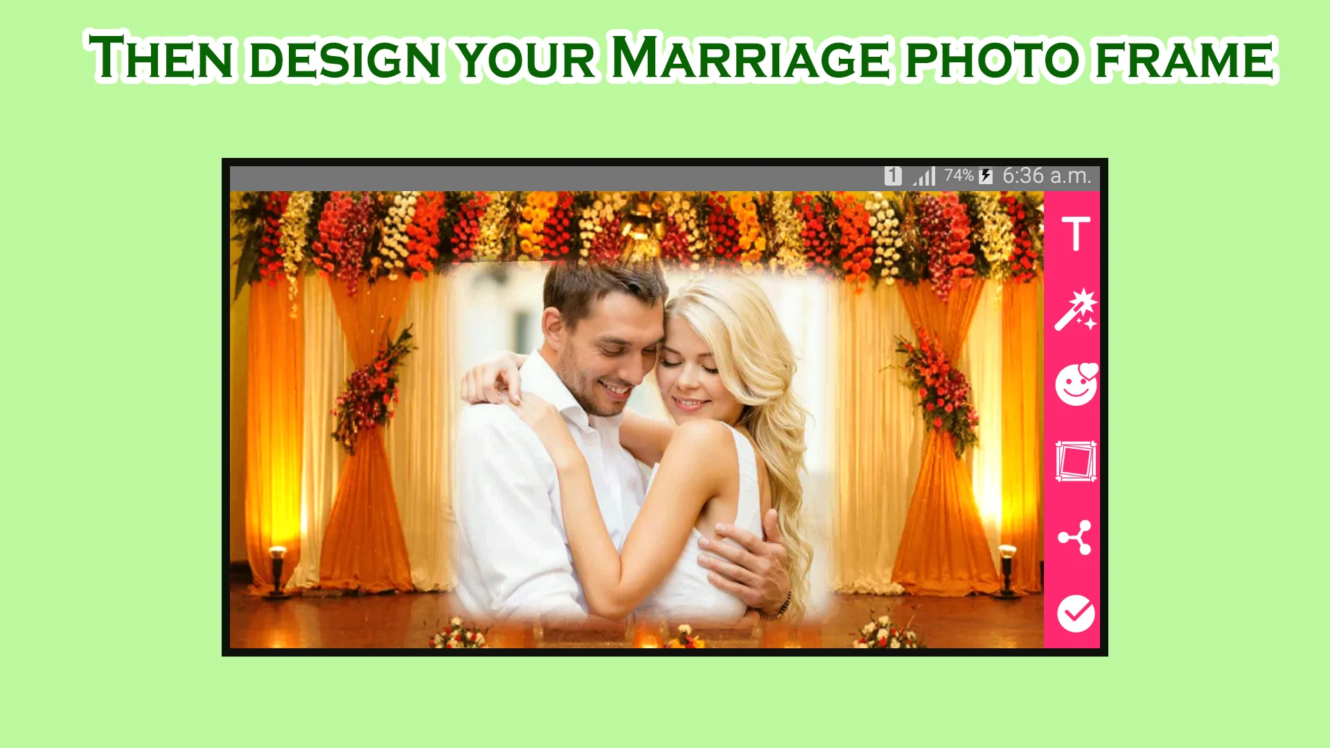 Marriage Photo Frames | Indus Appstore | Screenshot