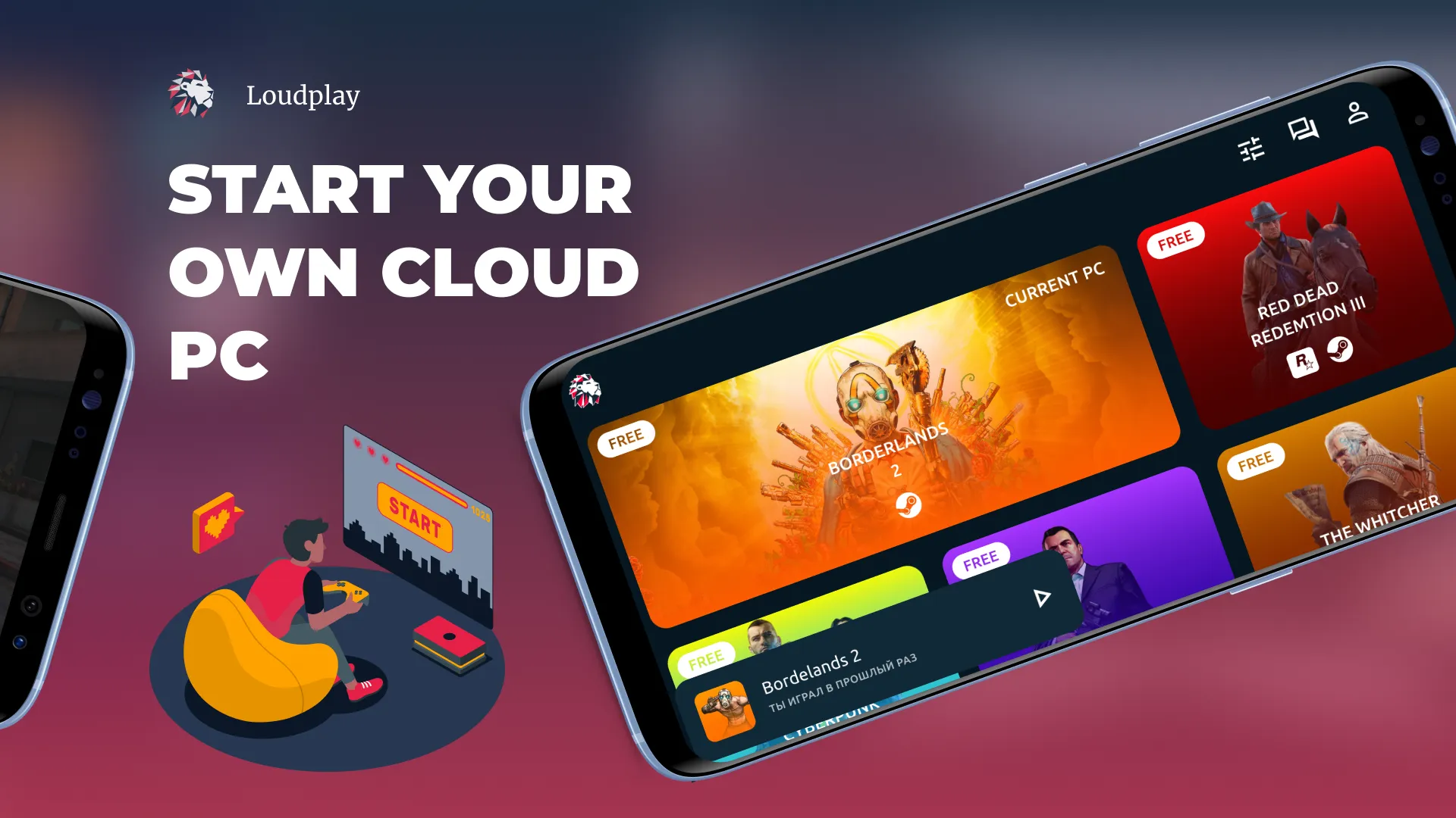 Loudplay — PC games on Android | Indus Appstore | Screenshot
