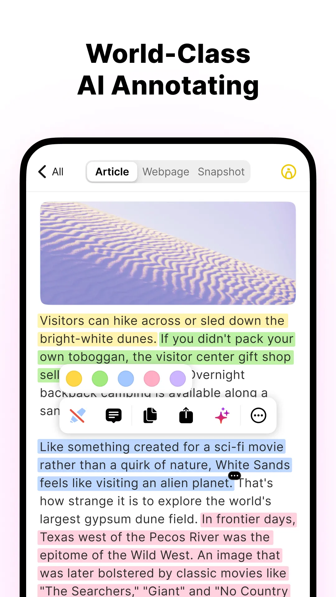 Cubox: AI Reader & Highlight | Indus Appstore | Screenshot