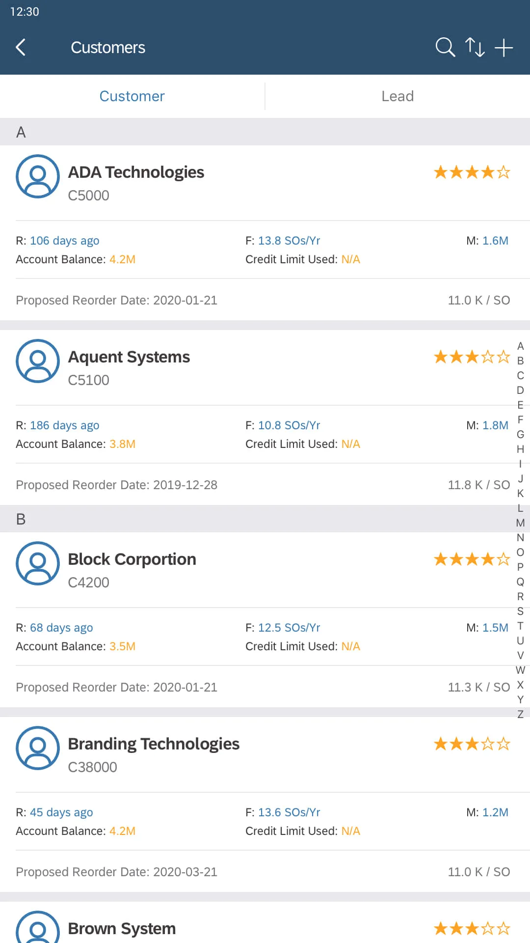 SAP Business One Sales | Indus Appstore | Screenshot