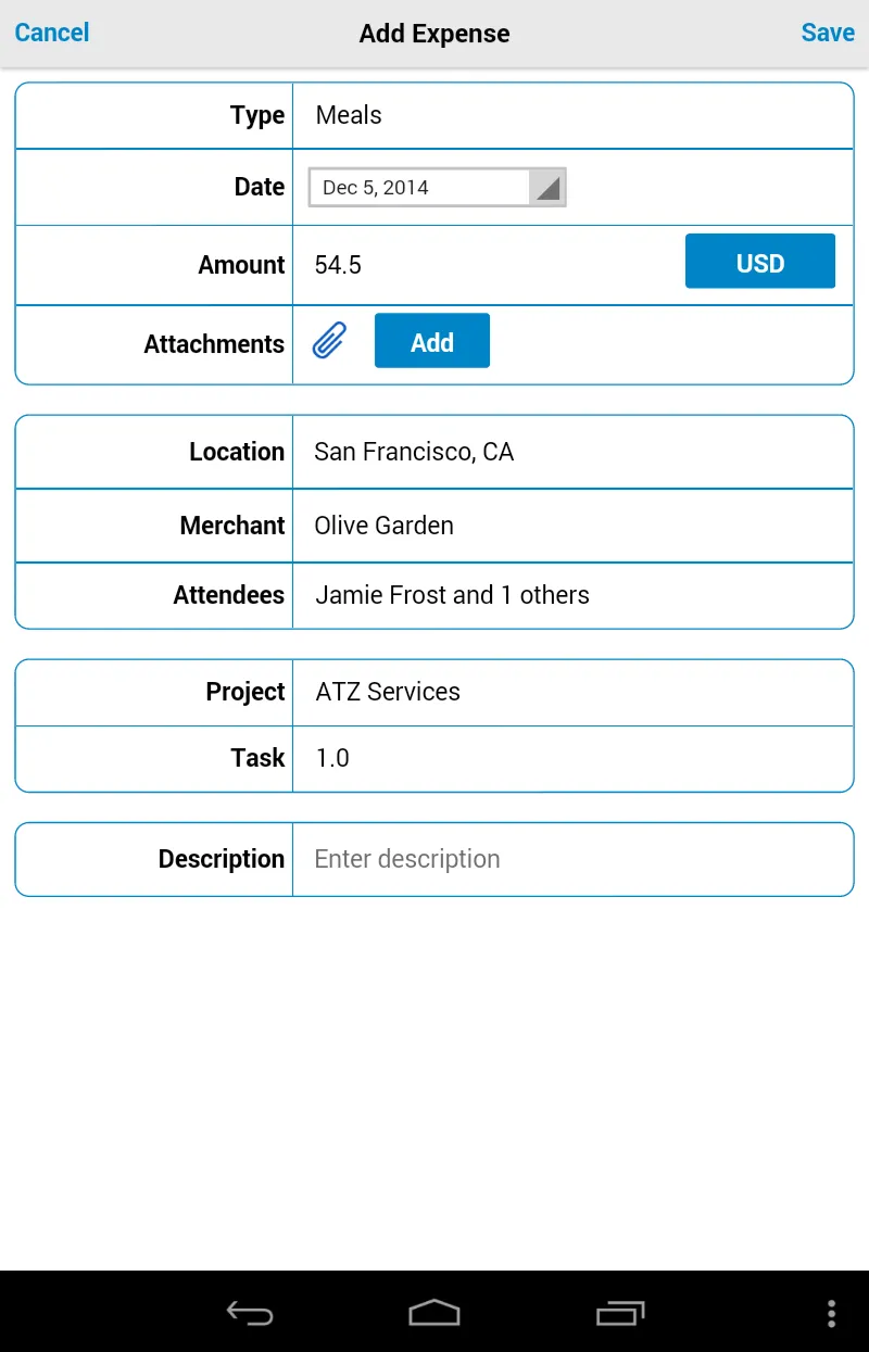 Oracle Fusion Expenses | Indus Appstore | Screenshot