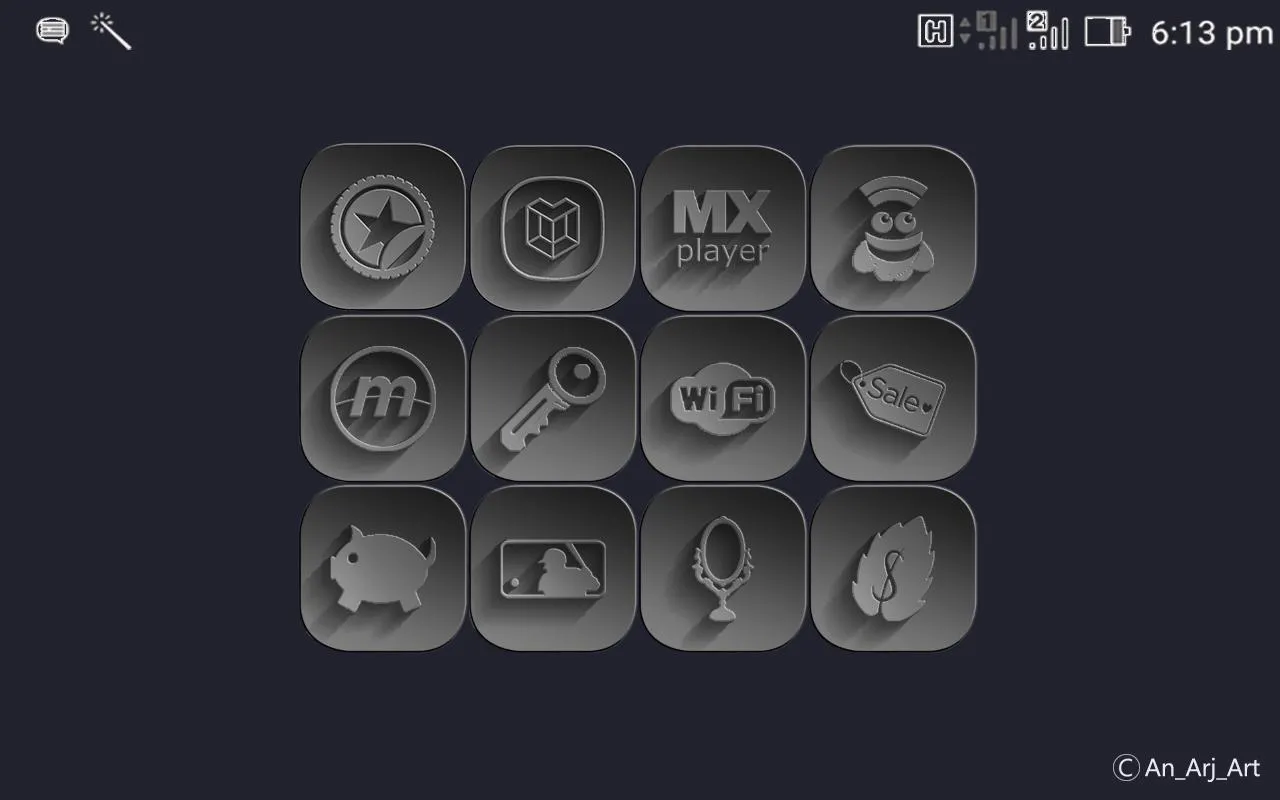 Tha_Black - icon pack | Indus Appstore | Screenshot