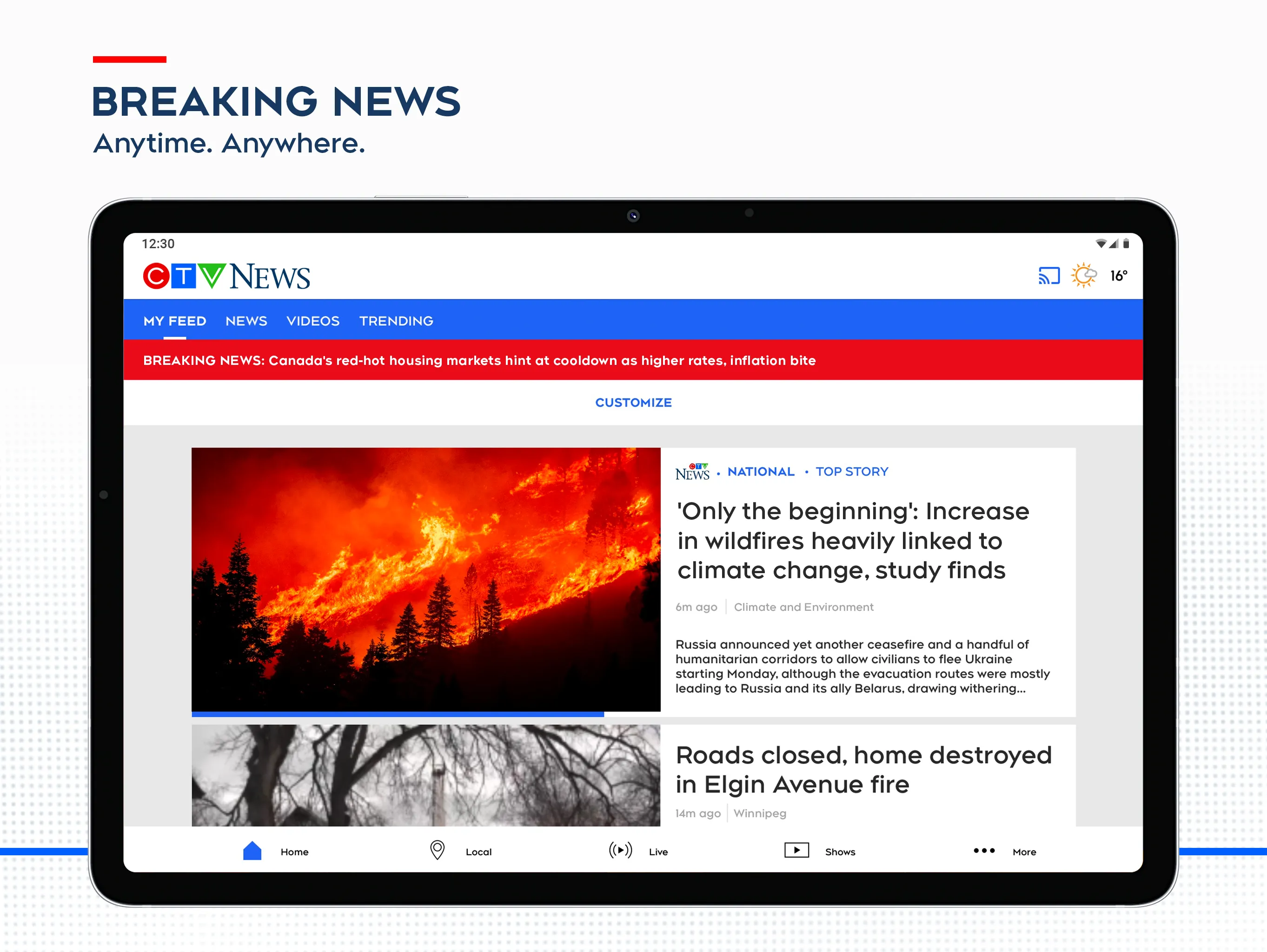 CTV News: News for Canadians | Indus Appstore | Screenshot