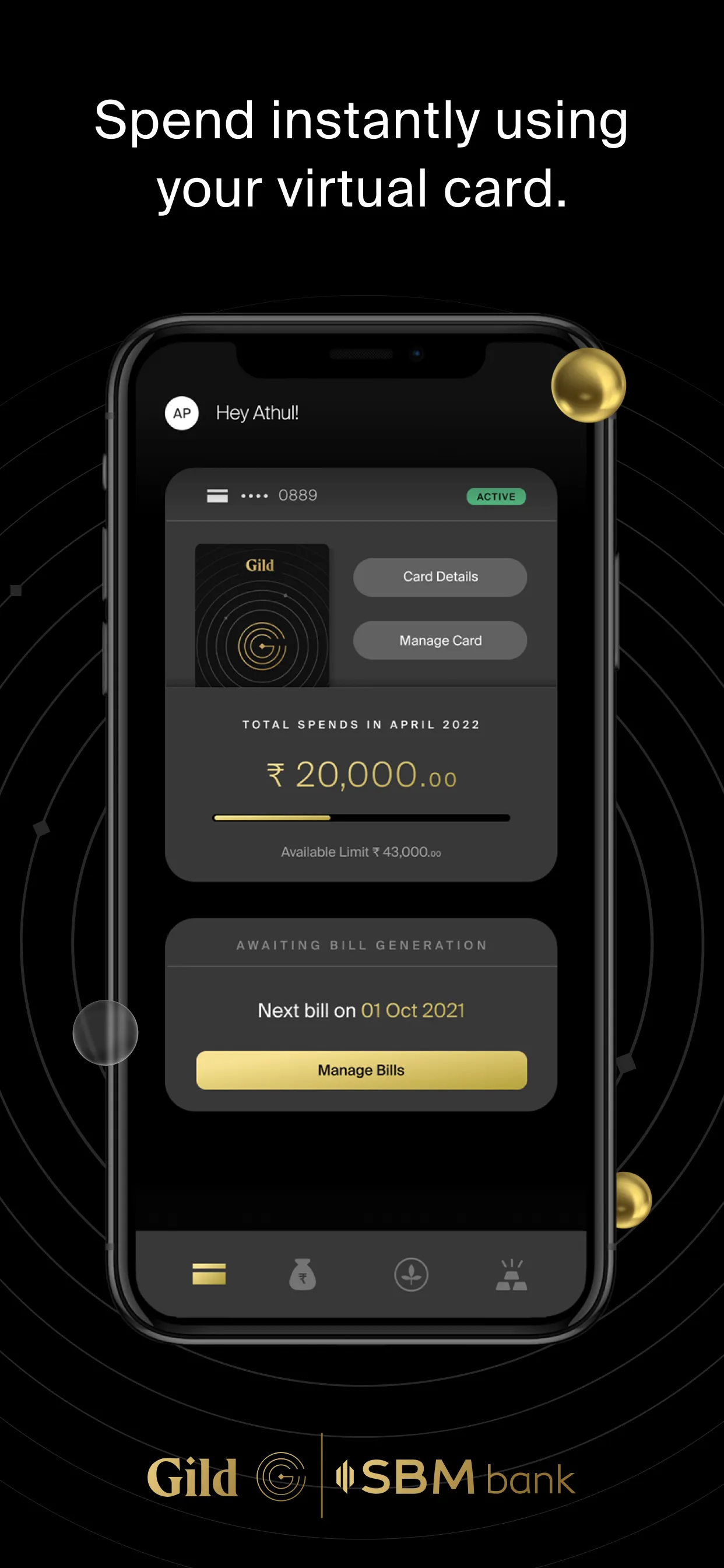 Gild Card - FD you can spend | Indus Appstore | Screenshot
