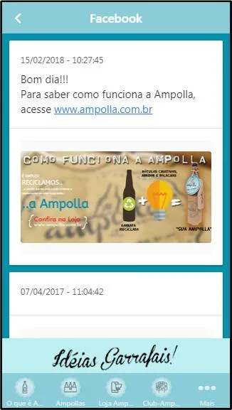 Ampolla - Idéias Garrafais | Indus Appstore | Screenshot