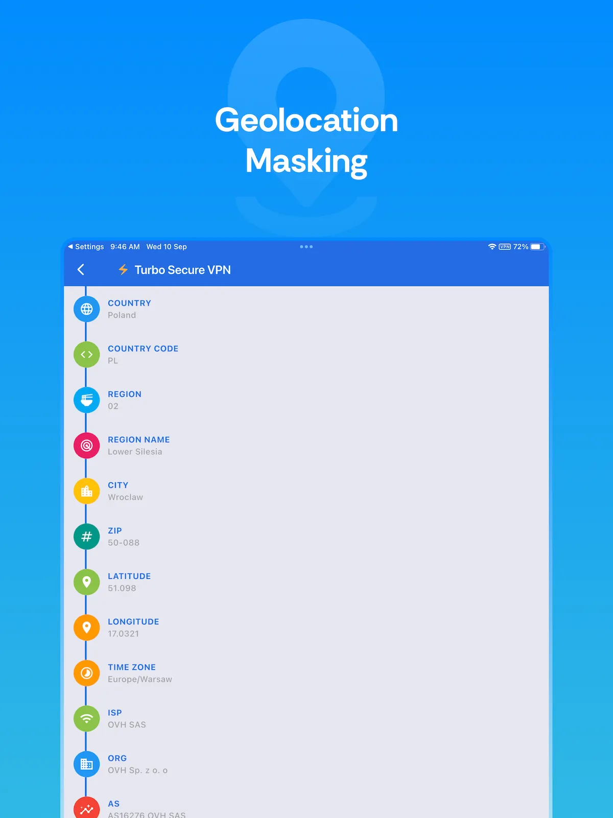 Turbo Secure VPN: Fast Proxy | Indus Appstore | Screenshot