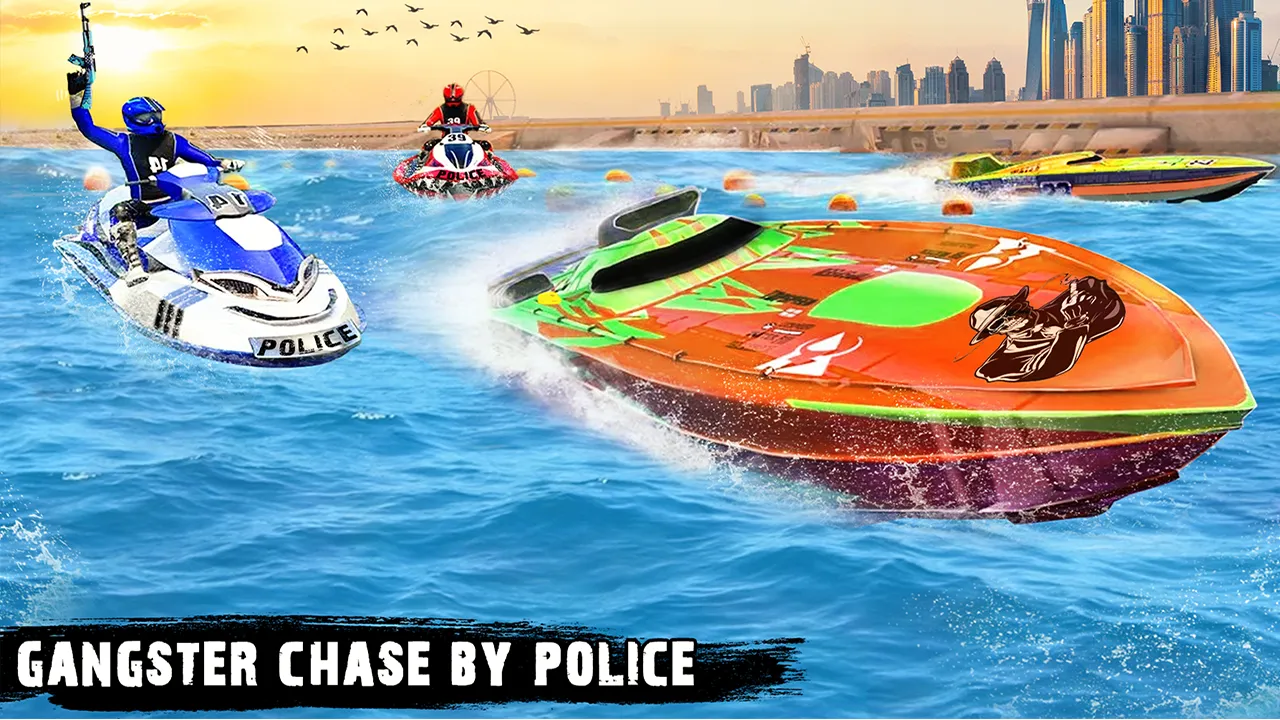 Police Jet Ski Chase Crime Sim | Indus Appstore | Screenshot