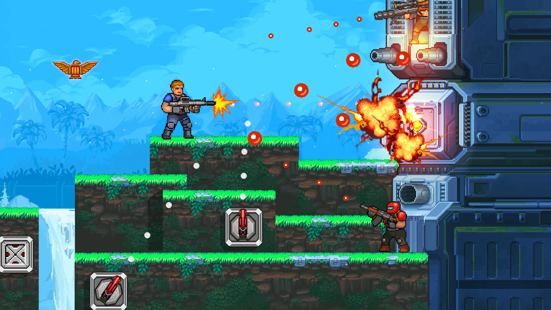 Gun Force Side-scrolling Game | Indus Appstore | Screenshot