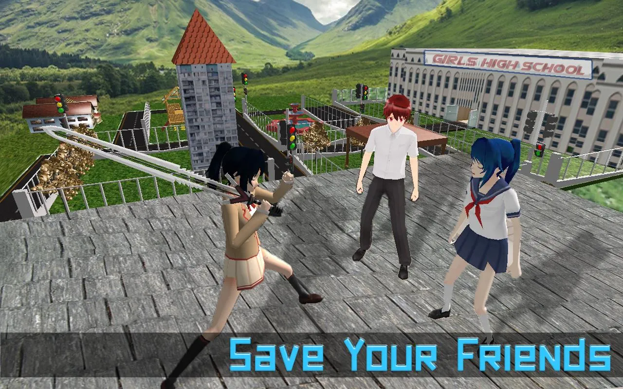 High School Girl Simulation | Indus Appstore | Screenshot