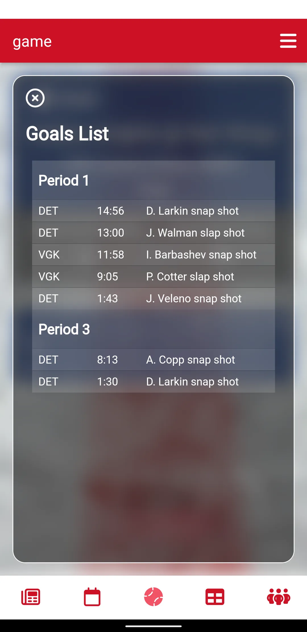 Detroit Hockey - Wings Edition | Indus Appstore | Screenshot