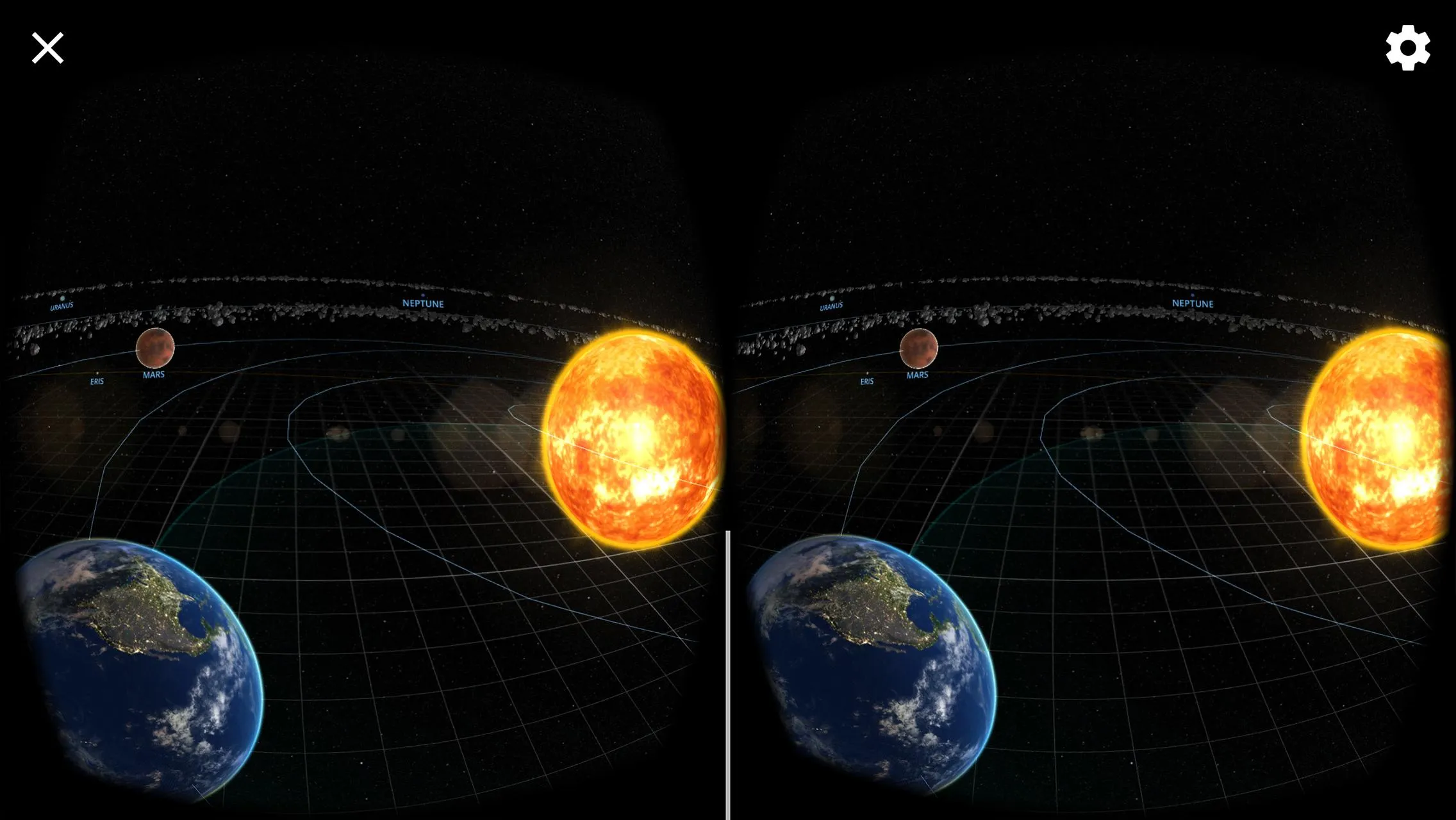 Solar System Scope VR | Indus Appstore | Screenshot